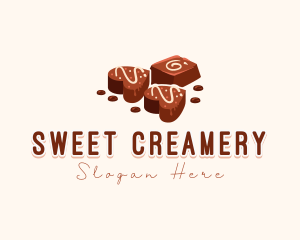 Chocolate Sweet Heart logo design