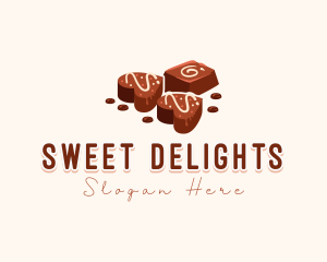 Treats - Chocolate Sweet Heart logo design