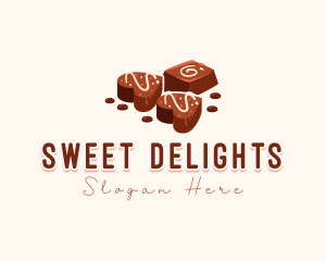 Chocolate Sweet Heart logo design