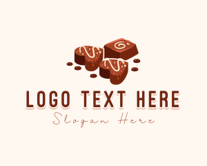 Cocoa - Chocolate Sweet Heart logo design