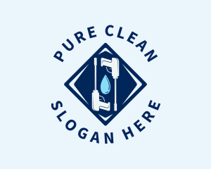 Cleaning Pressure Washer logo design