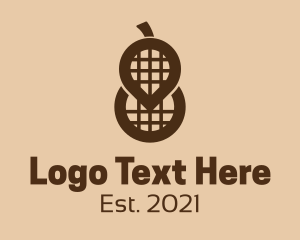 Geometric - Peanut Nut Produce logo design