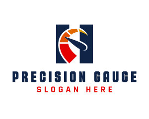 Gauge - Auto Racing Speedometer logo design