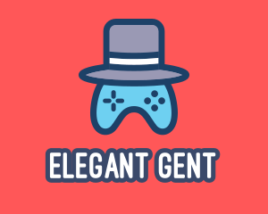 Gentleman Video Game Controller  logo design