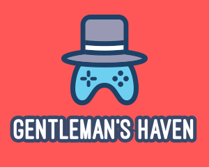 Gentleman Video Game Controller  logo design