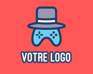 Controller - Gentleman Video Game Controller logo design