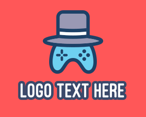 Xbox - Gentleman Video Game Controller logo design