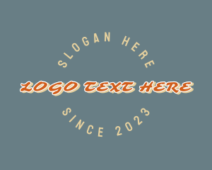 Personal - Retro Shadow Business logo design