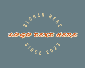Souvenir Store - Retro Shadow Business logo design