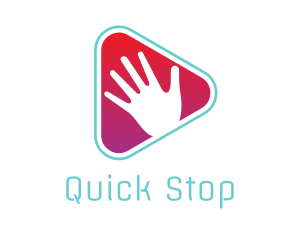 Stop - Handy Media Player logo design