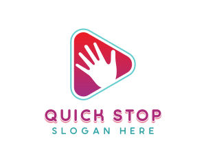 Stop - Handy Media Player logo design