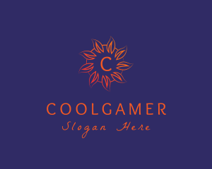 Flame - Leaf Plant Spa logo design