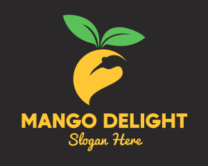 Mango Fruit Bird logo design