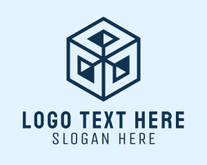 3D Cube Hexagon Logo