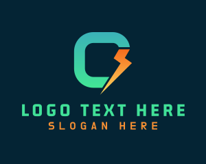 Modern - Power Energy Letter C logo design