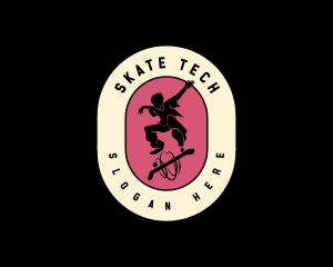 Skate Park Skater logo design