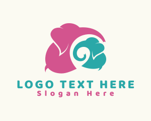 Elephant Baby Nursery Logo