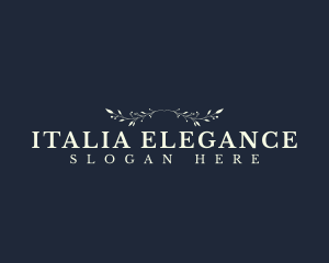 Elegant Floral Boutique logo design