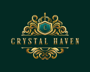 Premium Royalty Crest logo design