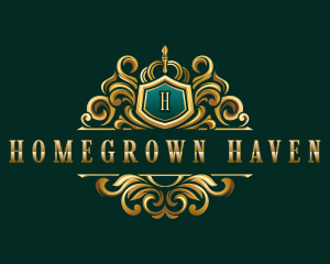 Premium Royalty Crest logo design