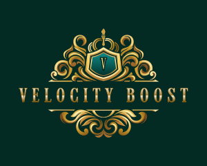 Premium Royalty Crest logo design