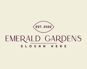 Minimalist Garden Park logo design