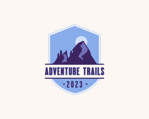 Outdoor Adventure Mountain Peak logo design