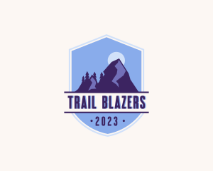 Outdoor Adventure Mountain Peak logo design