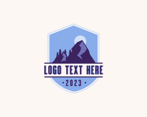 Outdoor - Outdoor Adventure Mountain Peak logo design