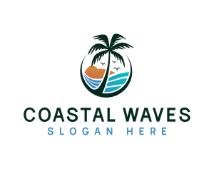 Shore - Seaside Beach Resort logo design