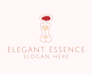 Woman - Minimalist Woman Body logo design