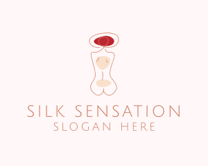 Sensual - Minimalist Woman Body logo design