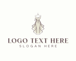 Seamstress - Gown Couture Stylist logo design