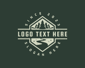 Outdoor - Forest Travel Pathway logo design