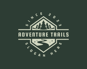 Forest Travel Pathway logo design