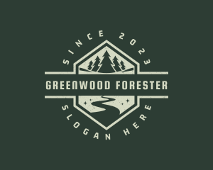 Forest Travel Pathway logo design