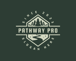 Forest Travel Pathway logo design