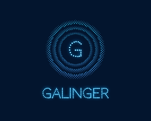 Futuristic Cyber App logo design