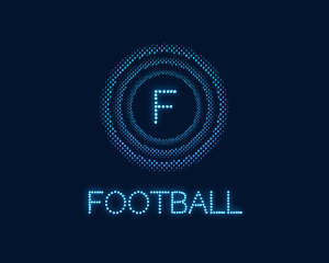 Futuristic Cyber App logo design