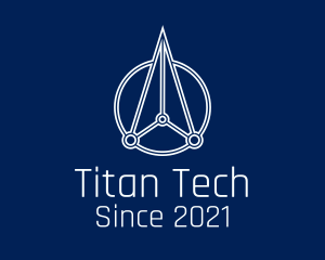 Linear Tech Arrow logo design