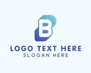 Cyber Security - Modern 3D Letter B logo design