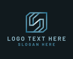 Social Media - Geometric Professional Letter S logo design