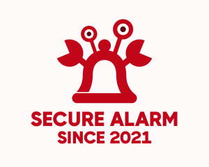 Alarm - Red Bell Crab logo design