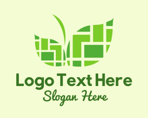 Sustainability - Green City Landmark logo design