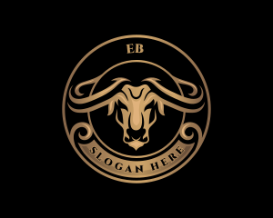 Bison Bull Buffalo Logo