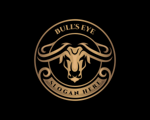 Bison Bull Buffalo logo design