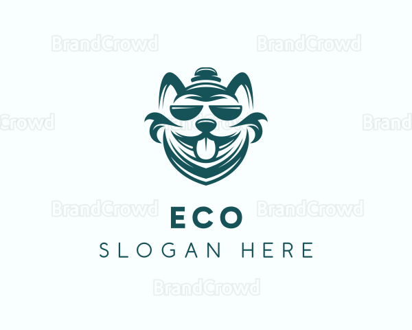 Pet Dog Grooming Logo