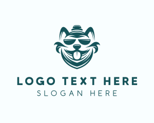 Dog - Pet Dog Grooming logo design