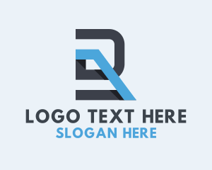 Plumber - Modern Tech Generic Letter R logo design