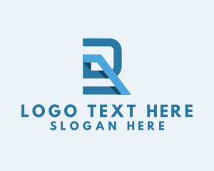 3d - Modern Tech Generic Letter R logo design